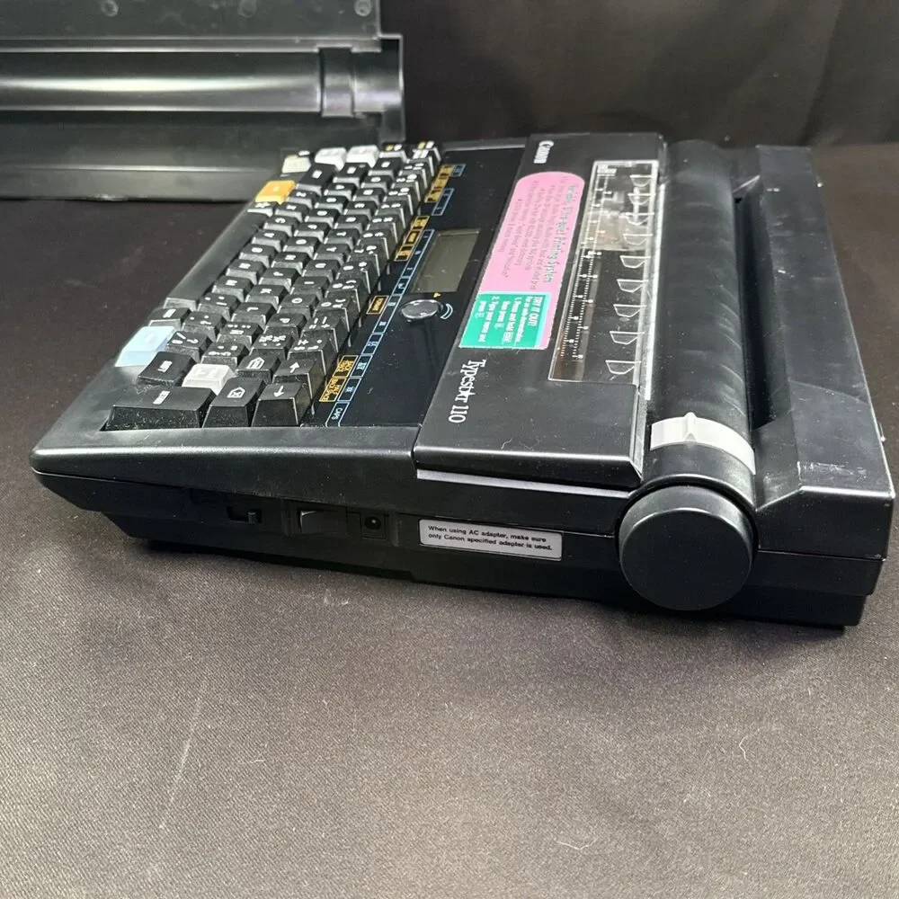 Canon Typestar 110 Portable Electronic Typewriter Word Processor Case Dust Cover